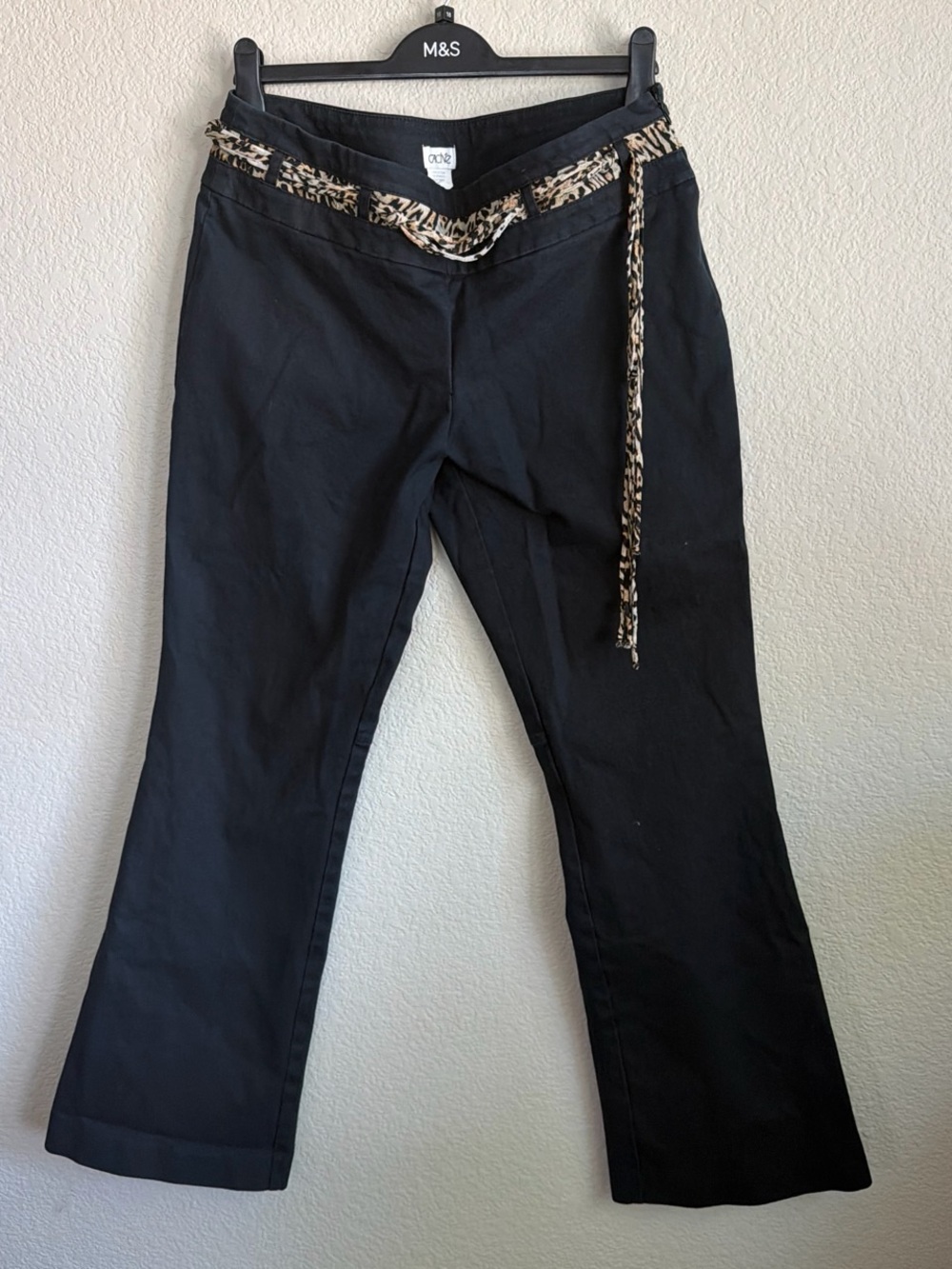 Caché Black Flared Pant.